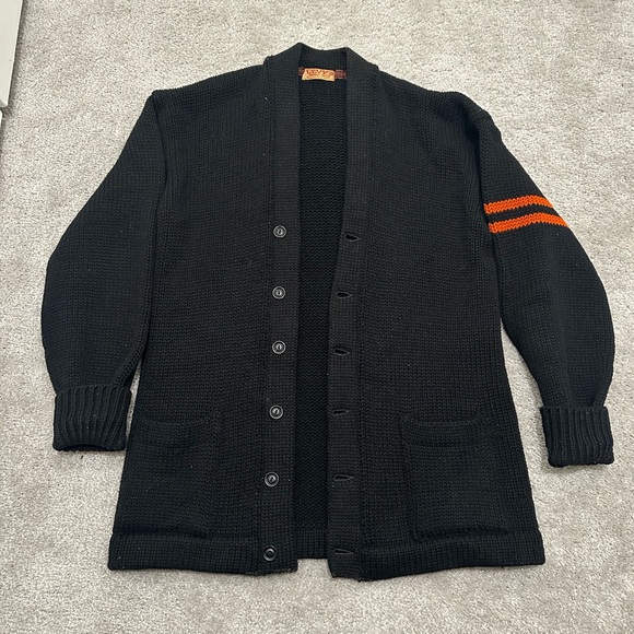 Vintage Levy’s Sport Shop Black Cardigan Size Small/Medium